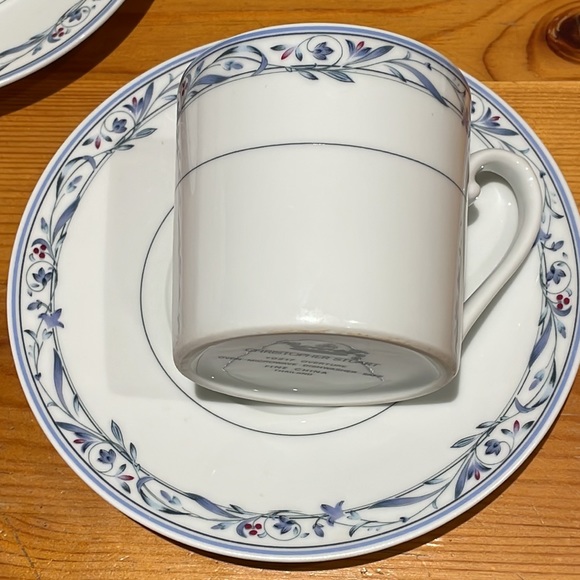 Christopher Stuart Y0217 Overture Fine China Cups and Saucers - Picture 8 of 15